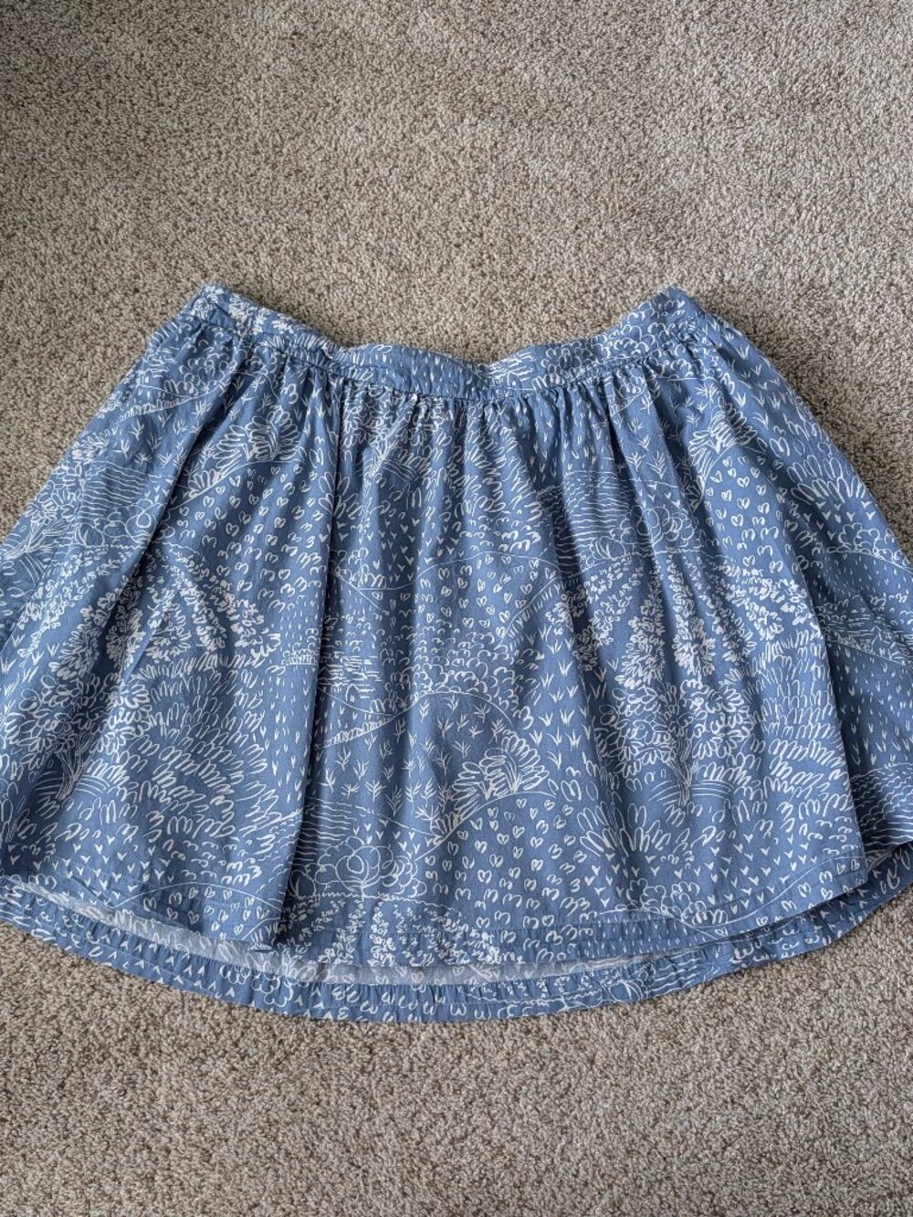 Boden Cotton skirt, US 18L/18 long (tall)